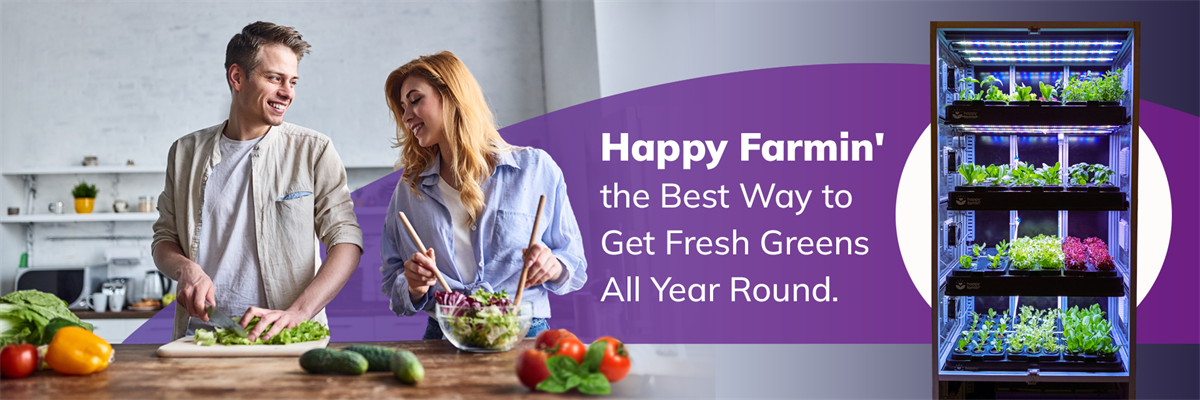 Happy Farmin' the Best Way to Get Fresh Greens All Year Round